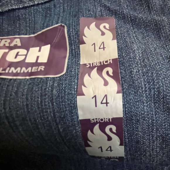 GLORIA VANDERBILT AMANDA CLASSIC FIT STRETCH TAPPERED SIZE 14 NWT - Picture 6 of 8